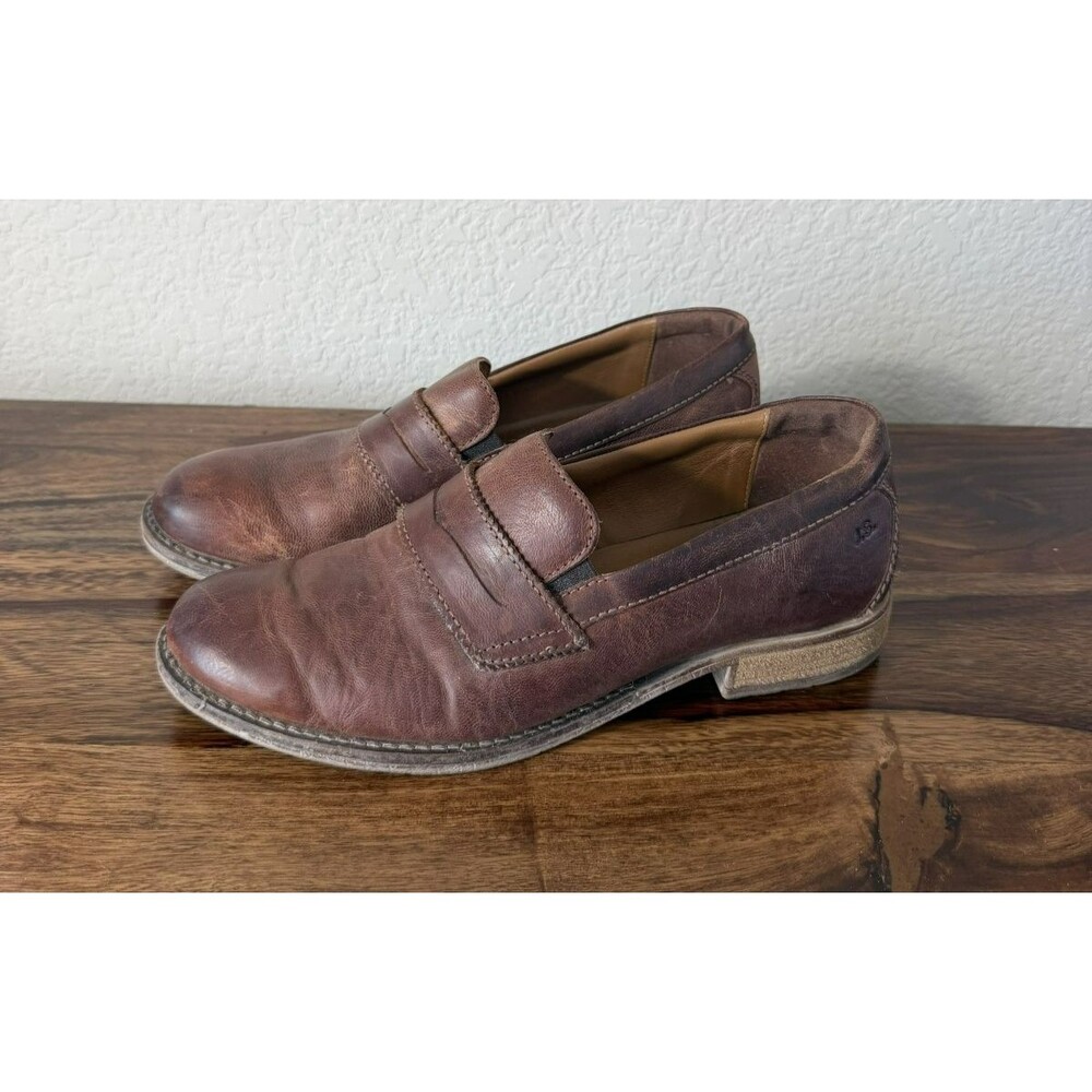 Josef Seibel Loafers Shoes Womens Size 7.5-8 US 38 EU Brown Leather Slip On